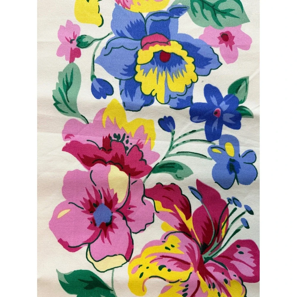 April Cornell Lillianna Floral Table Runner 100% Cotton Cottagecore 18x108 NWT